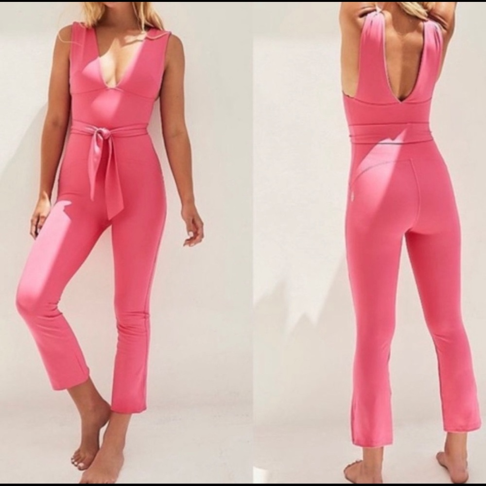 free people pink onesie